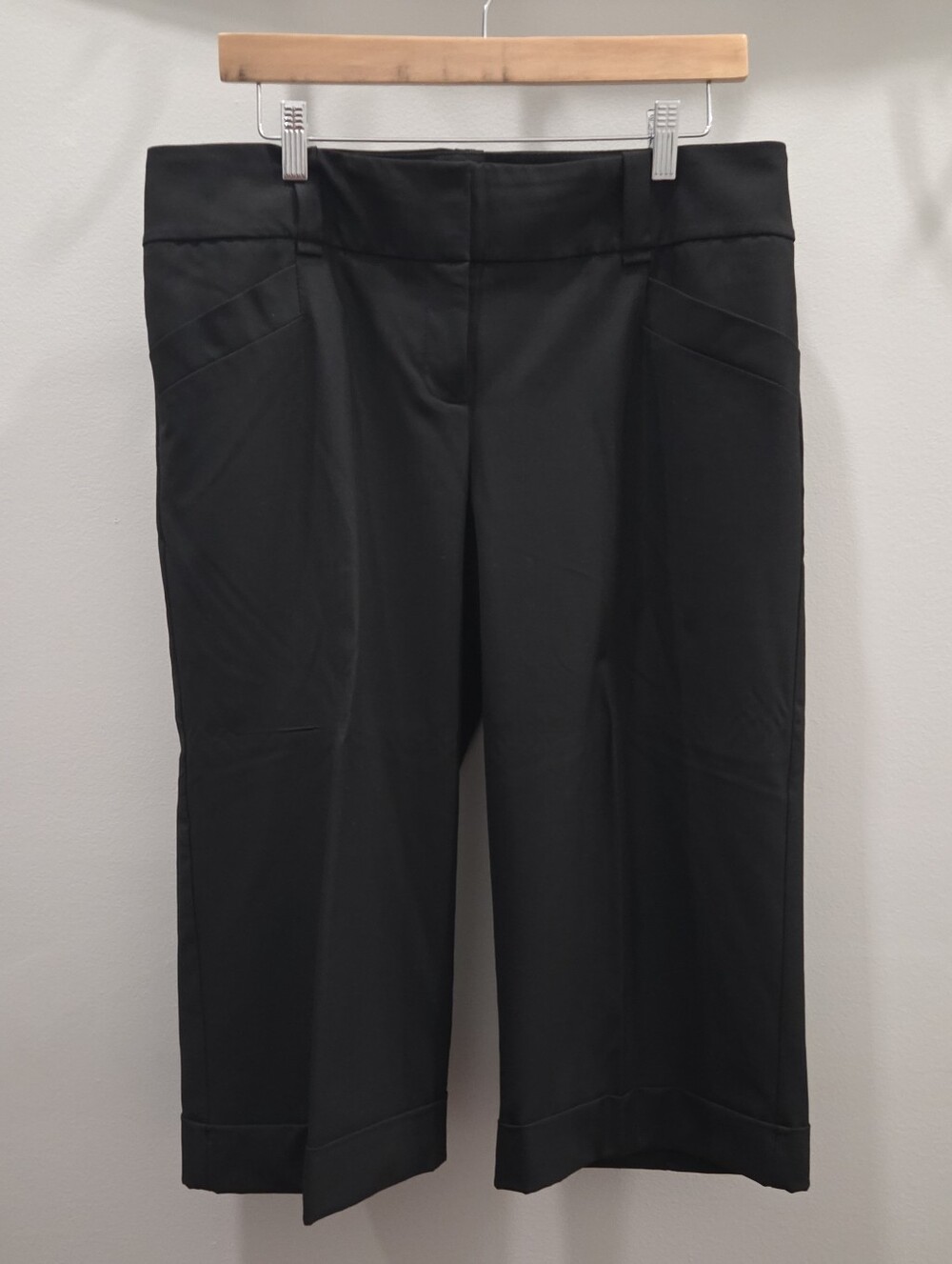 The Limited, Cassidy Fit, Black Cropped Dress Pants, Size 12